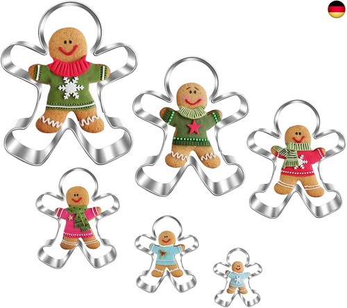 Lebkuchenmann ausstecher set - ausstecher, set-6