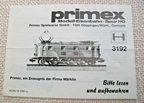 Märklin primex 3192 - /,