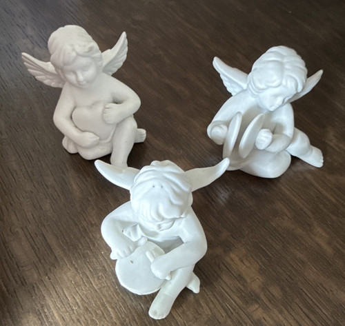 Engel putten figuren - 3x, engel/putten