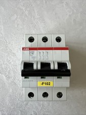 ABB S203-C16 Leitungsschutzschalter - Weiß, 3-polig, 16A