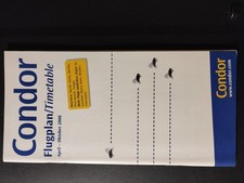 Flugplan Condor 2008 Timetable