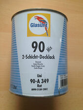 GLASURIT 2-SCHICHT-DECKLACK Uni 90-A 349 Rot, 1 Liter