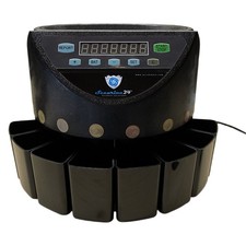 [Münzzähler Geldzählmaschine Euro Münzen SR1200LCD mit Abhülsung von Securina24®