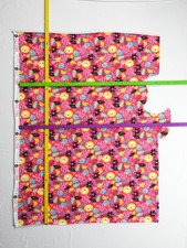 Jersey Stoffrest Pink mit