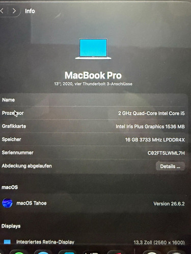Apple macbook pro - macbook, 13,3"