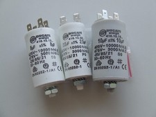 Motorkondensator Ducati 425V 2,0…10µF Steckverbinder Anlauf-Arbeitskondensator