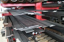 Flachstahl roh - von 20 bis 150mm Metall Stahl Eisen Blech Profil Stabstahl S235