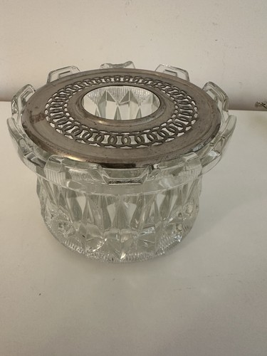 Stövchen glas metall - cm,