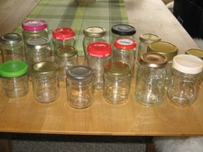 20 MARMELADENGLÄSER- EINMACH- GLÄSER- LEER- mit SCHRAUBDECKEL