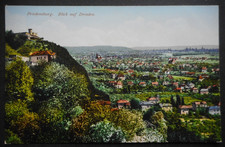 Friedensburg Blick auf Dresden um 1925      (940)