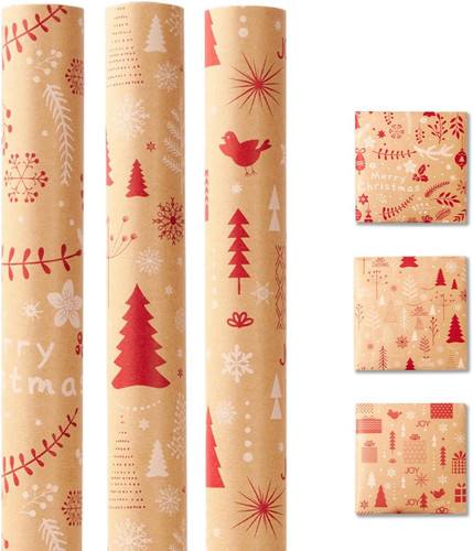 Weihnachts-Geschenkpapierrolle