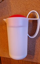 Tupperware  Crema Momenti - Milchaufschäumer  - 500 ml - milchig weiß/Rot - Neu