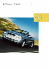 Original Prospekt OPEL ASTRA CABRIO  - von 02/2002