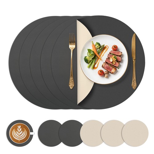 Platzdeckchen abwaschbar rund - abwaschbar,