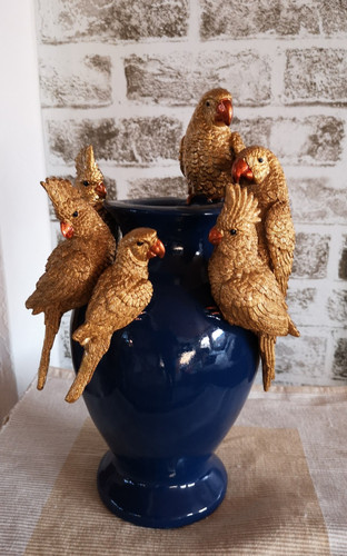 Papageien party blumenvase - papageien,