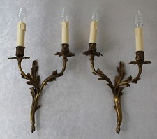 Wandleuchter Wandlampen um 1830  Napoleon lll Kerzenleuchter Kerzenhalter alt