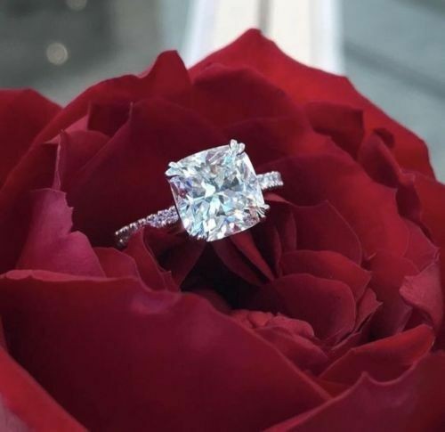Verlobungsring cushion cut - cushion,