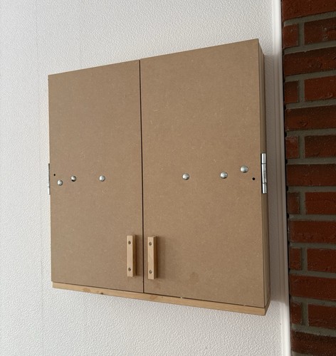 Dartschrank aus holz eigenbau - aus,