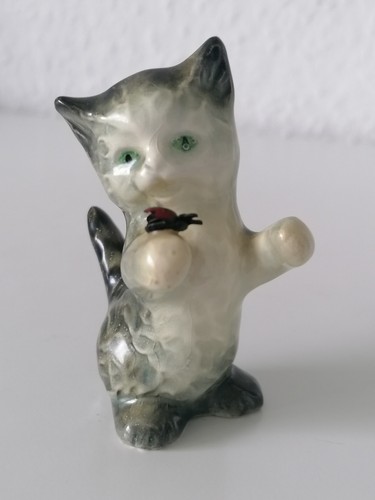 Goebel katze mit marienkäfer - goebel,
