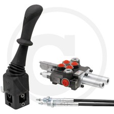 Hydraulik Steuergerät Frontlader 2xdw 40 l/min mit Schwimmstellung 1,5m Züge