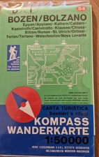 Kompass Wanderkarte 54 Bozen