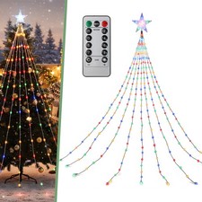 Weihnachtsbaum Lichterkette Christbaumbeleuchtung USB Lichterkette Dekoration