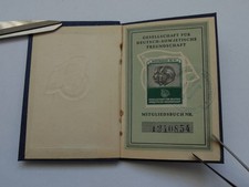 DDR Mitgliedsbuch Deutsch