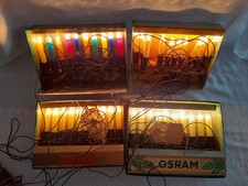 3 alte OSRAM Lichterketten a 10 Kerzen 1x bunt 2x weiß und 1 Kette mit 10 Kerzen