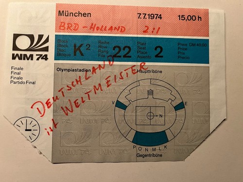 Eintrittskarte ticket finale - ticket,