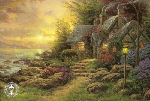 Thomas kinkade seaside - thomas,