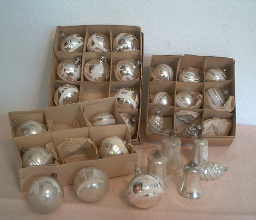 Alter christbaumschmuck silber - alter,
