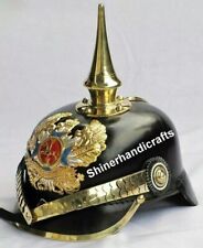 Deutsche Pickelhaube Lederhelm