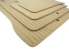 Fußmatten passend für Mercedes E-Klasse W210 S210 Premium RIPS Teppich Beige NEU