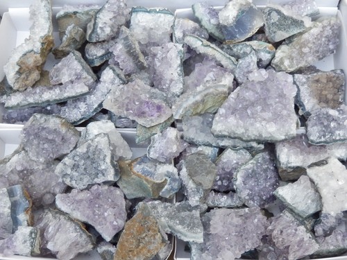 Lot amethyst stufen aus - amethyst, stufen,