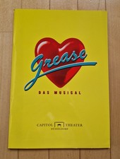 Grease musical programmheft - grease,