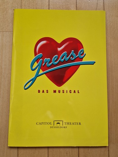 Grease musical programmheft - grease,