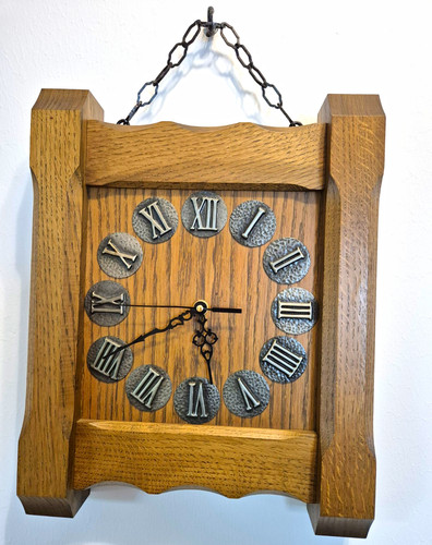 Massiv holz wanduhr - massiv,