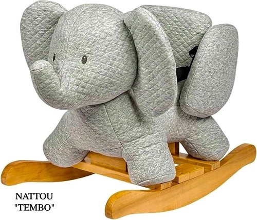 Nattou schaukeltier elefant - schaukeltier,