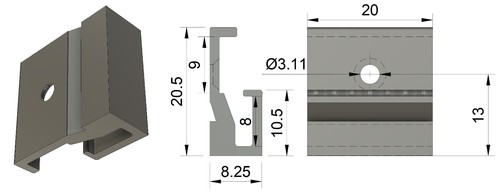 Wetterschenkel clips für - wetterschenkel,