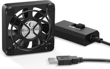 40mm USB Lüfter 5V Klein Mini mit L/M/H 3 Einstellbare Geschwindigkeit, USB PC 