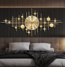 Elegante Sternen Wanduhr Leise