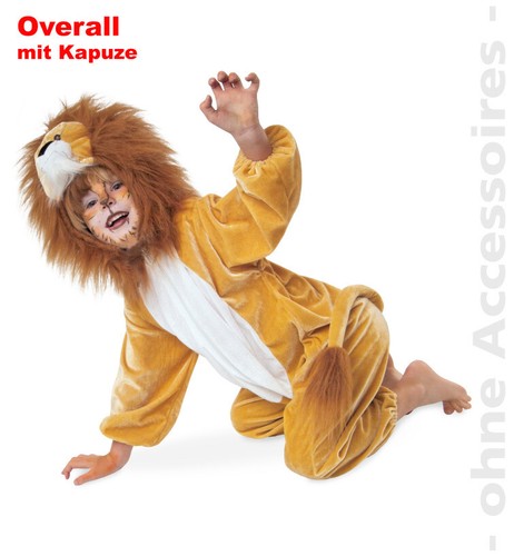 Löwe tierkostüm overall mit - tierkostüm,