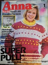 Burda Anna Spaß am Handarbeiten 1-1984 Zeitschrift