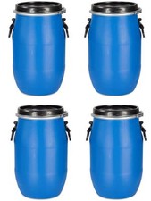 4 x 30 L Fass Tonne Futterfass Maischefass Vorratsbehälter NEU & UNBENUTZT