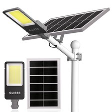 Gliese Solar Straßenlampen für Außen Fernbedienung Dimmbar LED Solarleuchte