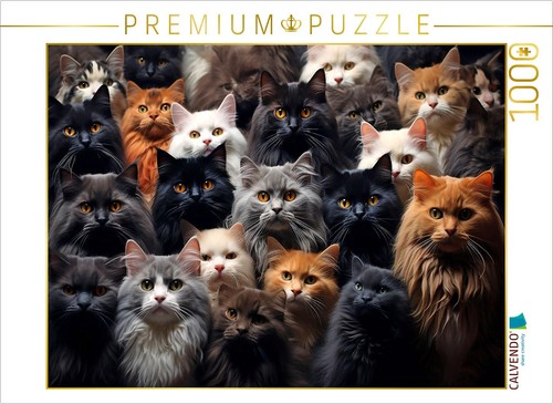 Calvendo puzzle viele - viele, katzen