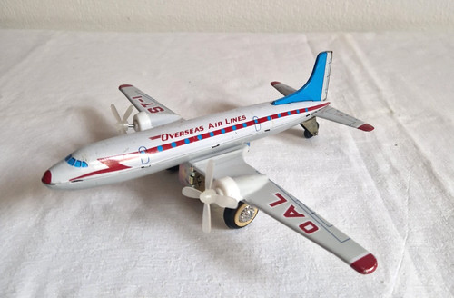 Blechspielzeug flugzeug - blechspielzeug,