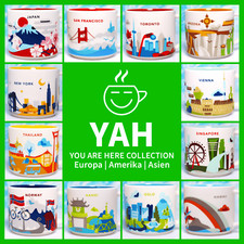 » STARBUCKS City mug » USA | CANADA | ASIA | EUROPE « YAH YOU ARE HERE 14 oz