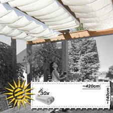 Sonnensegel weiss ca. 420x140