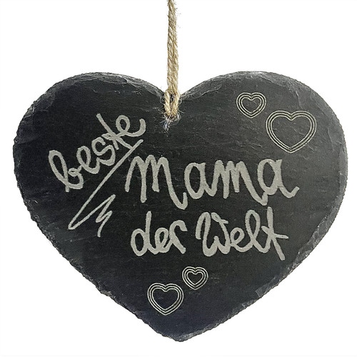 Schiefer herz beste mama der - "beste,